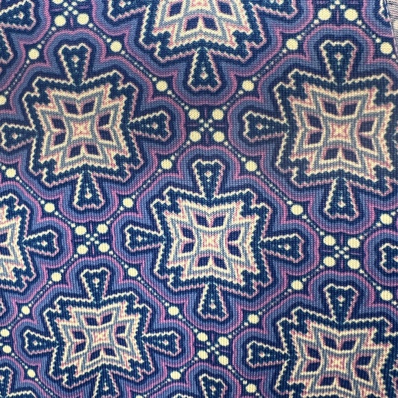 LuLaRoe Purple and Blue Medallion Sarah Duster - Picture 1 of 4